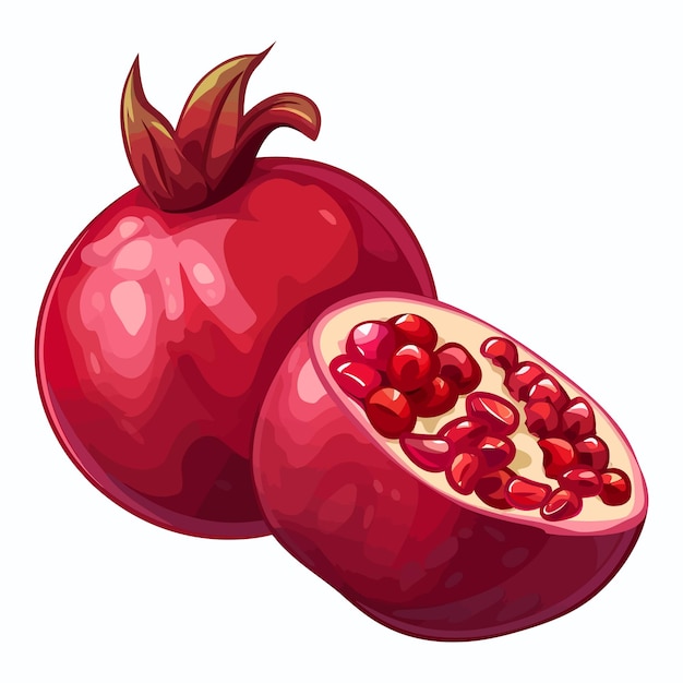Vector de estilo de dibujos animados de la granada