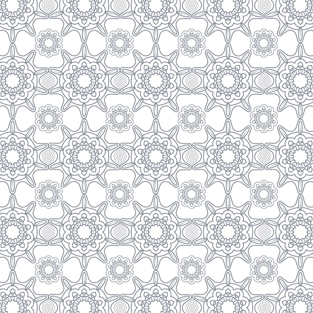 Vector de estilo ornamental de mandala de fondo abstracto geométrico en vector de gráficos de ilustración