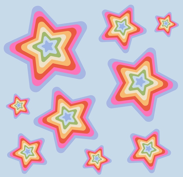 Vector de estrellas de fondo