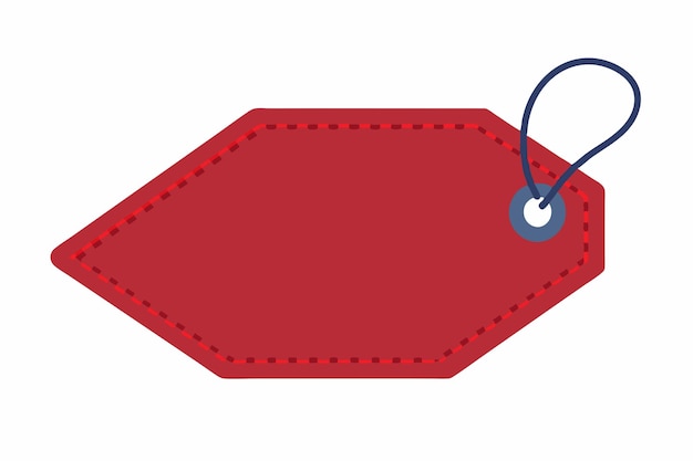Vector de etiquetas de telas sobre fondo blanco