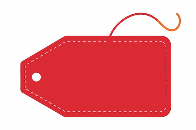 Vector de etiquetas de telas sobre fondo blanco