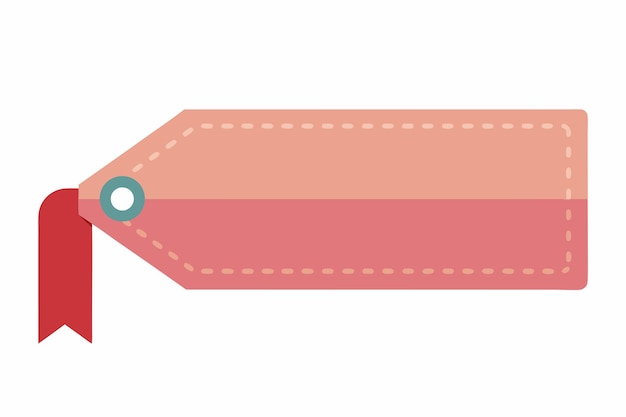 Vector de etiquetas de telas sobre fondo blanco