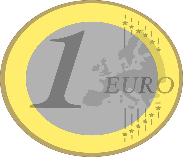 Vector vector del euro