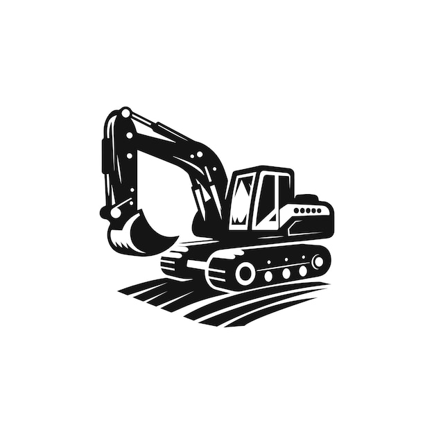 Vector de excavadora