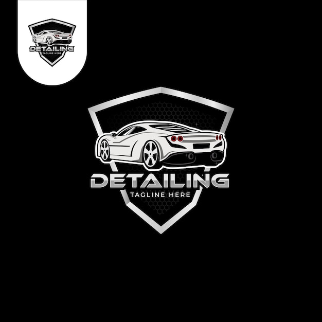 vector exclusivo premium del logotipo del coche