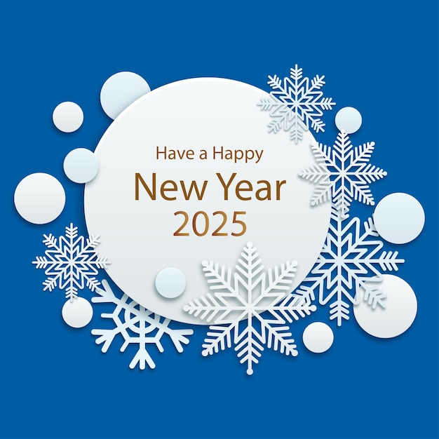 Vector felicitación de invitación de feliz año nuevo