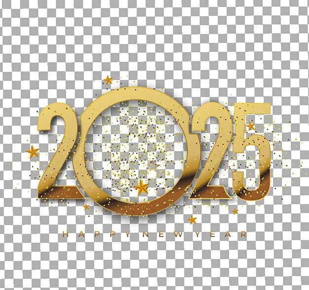 Vector de feliz año nuevo 2025