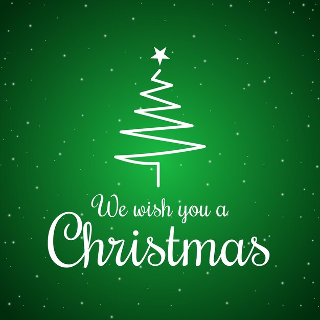 Vector feliz Navidad plantilla de publicación de redes sociales