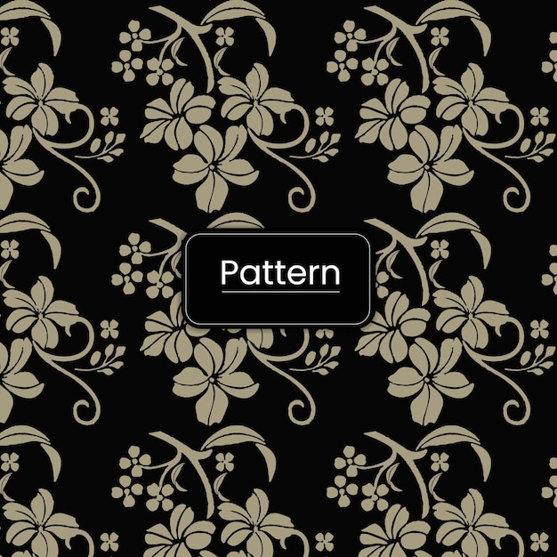 Vector flor patrón sin costuras fondo lujo anticuado ornamento floral textura sin costuras
