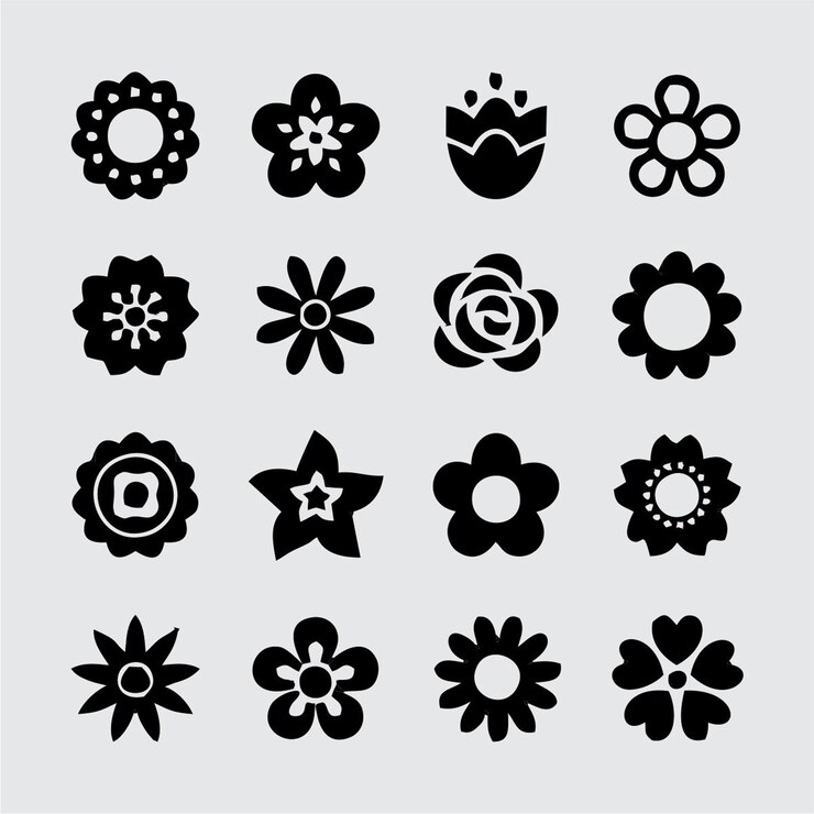 el vector de la flor