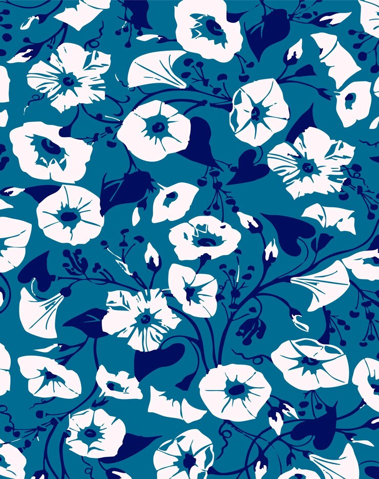 Vector floral botánico patrón sin costuras con rosas hierbas y hojas fondo conjunto grande con flores