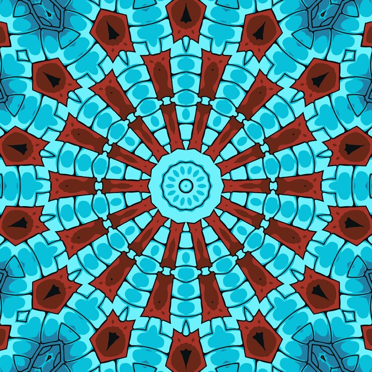 Vector vector floral colorido festivo abstracto patrón tribal étnico vector abstracto festivo étnico