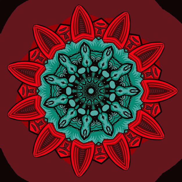 Vector floral colorido festivo abstracto patrón tribal étnico vector abstracto festivo étnico