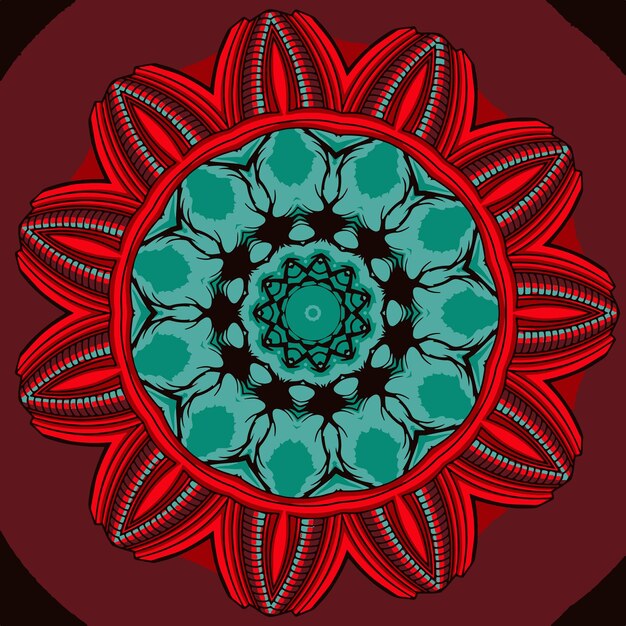 Vector floral colorido festivo abstracto patrón tribal étnico vector abstracto festivo étnico