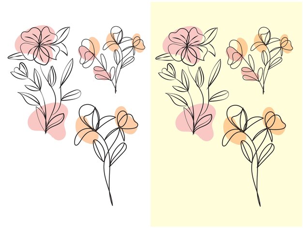 Vector vector floral decorative elements