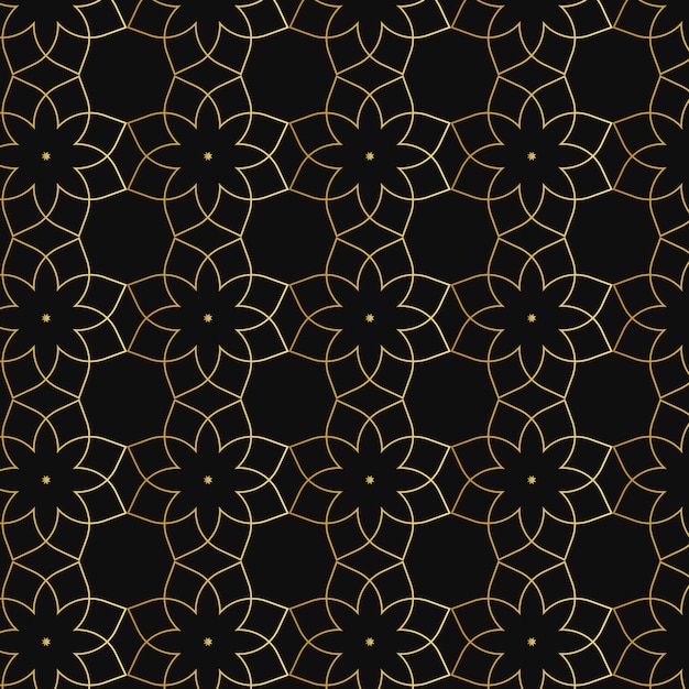 Vector floral sin fisuras de fondo