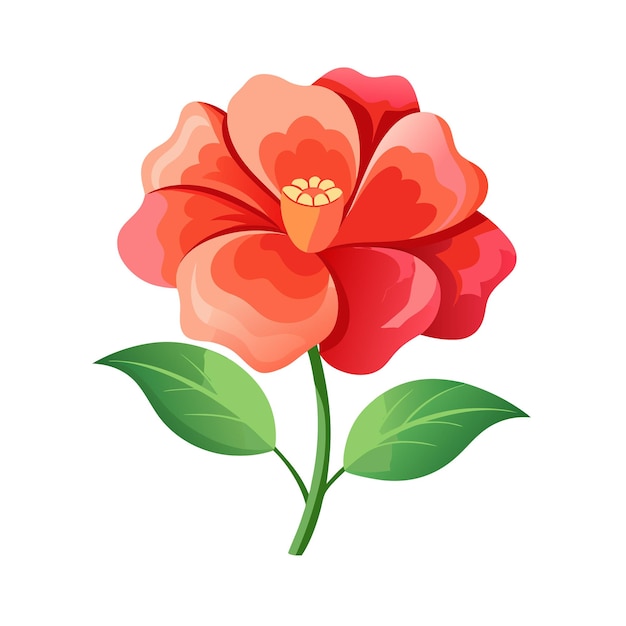 Vector floral de íconos de flores para sitios web de interfaz de usuario y aplicaciones móviles