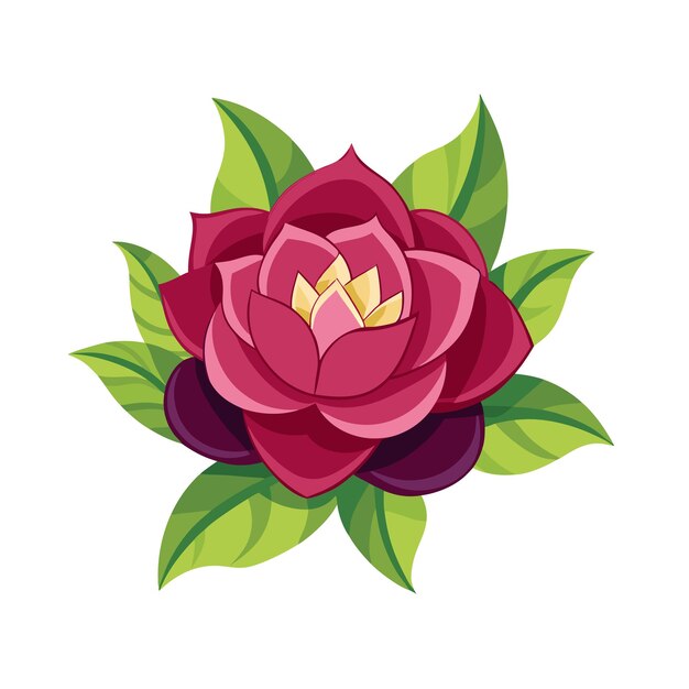 Vector floral de íconos de flores para sitios web de interfaz de usuario y aplicaciones móviles