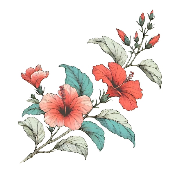 Vector floral de primavera