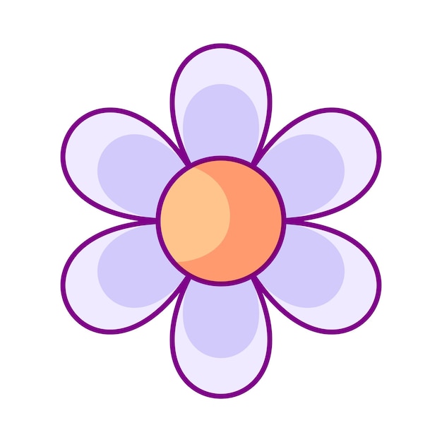 Vector florecimiento de la flor de la planta de decoración floral florece