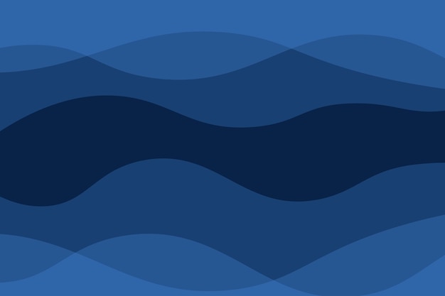 Vector fondo abstracto azul ondas