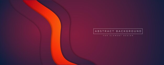 Vector de fondo abstracto con concepto de ornamento de onda de forma de capa