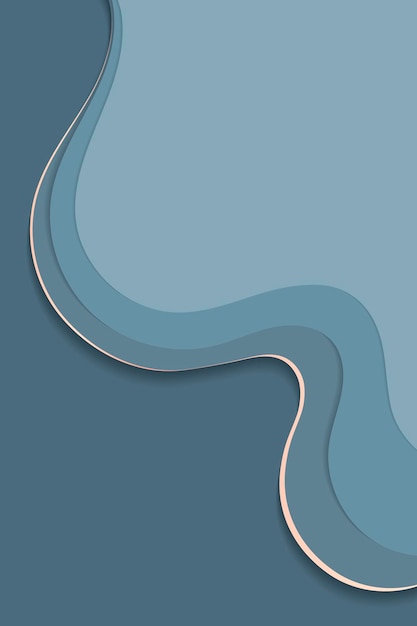 Vector de fondo abstracto curva azul