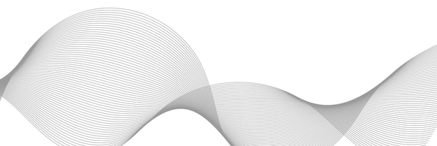 Vector de fondo abstracto gris con ondas dinámicas para el diseño de negocios