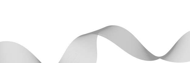 Vector de fondo abstracto gris con ondas dinámicas para el diseño de negocios