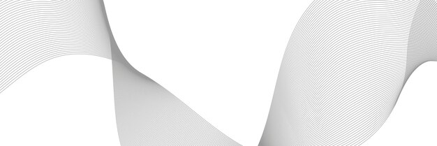 Vector de fondo abstracto gris con ondas dinámicas para el diseño de negocios