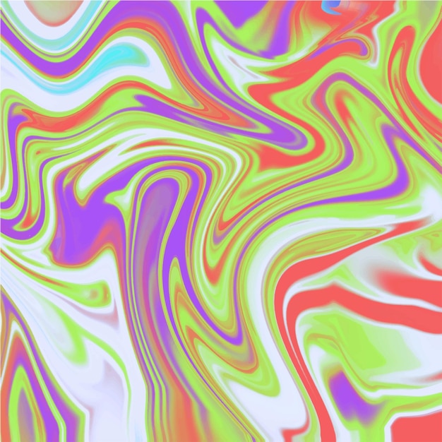 Vector de fondo abstracto líquido holográfico
