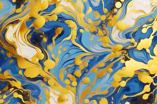 Vector vector de fondo abstracto de mármol azul y dorado diseño de papel tapiz de mármol con estilo de lujo natural