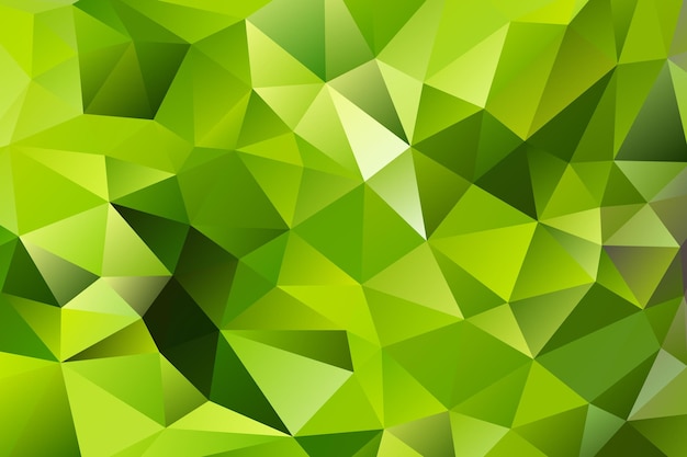 Vector de fondo abstracto multicolor de efecto triángulos geométricos