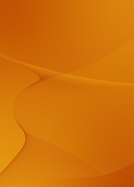 Vector de fondo abstracto con red de ondas dinámicas o líneas onduladas Banner premium
