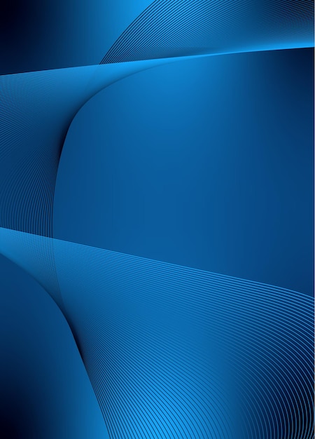 Vector de fondo abstracto con red de ondas dinámicas o líneas onduladas Banner de textura de rayas premium