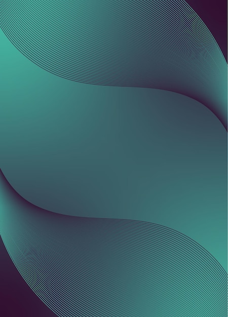 Vector de fondo abstracto con red de ondas dinámicas o líneas onduladas Banner de textura de rayas premium