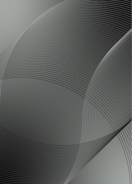 Vector de fondo abstracto con red de ondas dinámicas o líneas onduladas Banner de textura de rayas premium