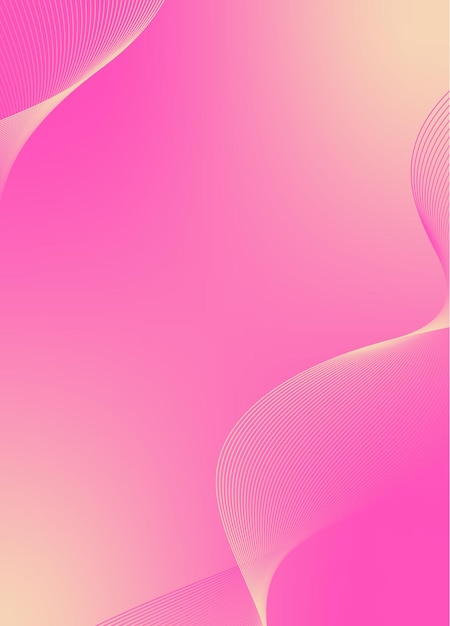 Vector de fondo abstracto con red de ondas dinámicas o líneas onduladas Banner de textura de rayas premium