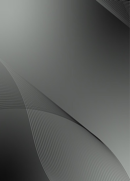 Vector de fondo abstracto con red de ondas dinámicas o líneas onduladas Banner de textura de rayas premium