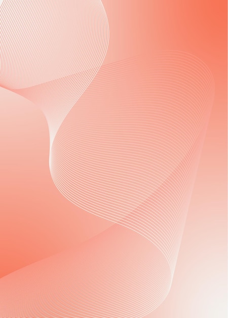 Vector de fondo abstracto con red de ondas dinámicas o líneas onduladas Banner de textura de rayas premium