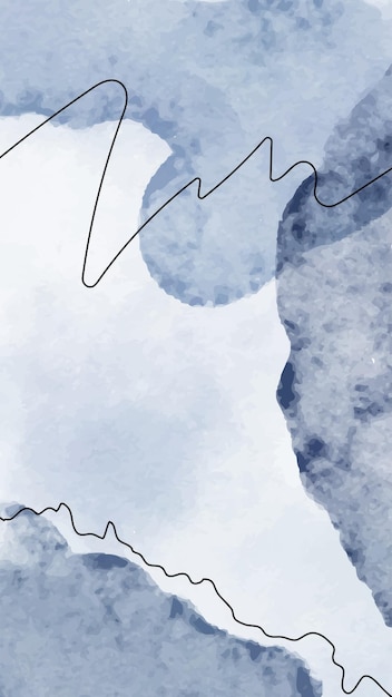 Vector de fondo de arte abstracto acuarela pintada a mano
