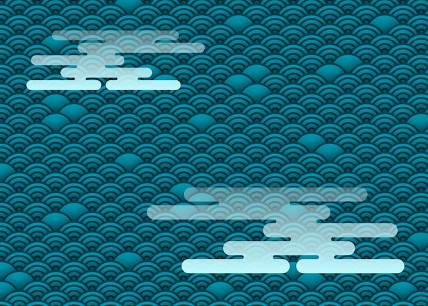 Vector de fondo asiático