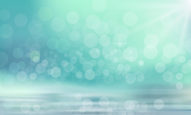Vector fondo azul brillante con burbujas