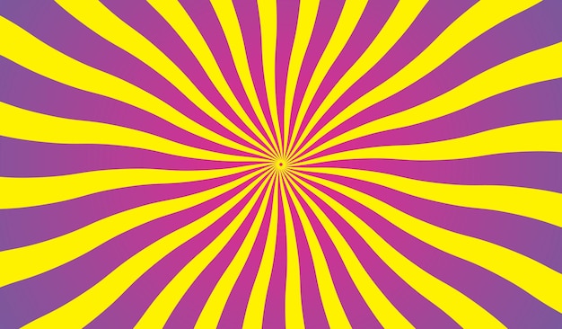 Vector fondo azul simple rayas espirales en estilo pop art