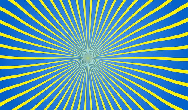 Vector vector fondo azul simple rayas espirales en estilo pop art