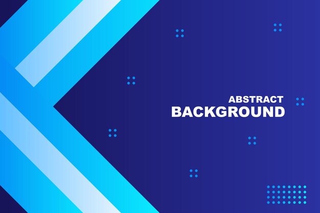 vector de fondo de banner simple azul