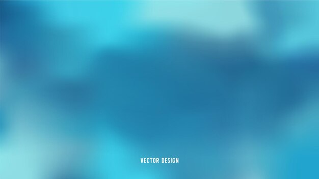 Vector de fondo borroso y abstracto azul suave