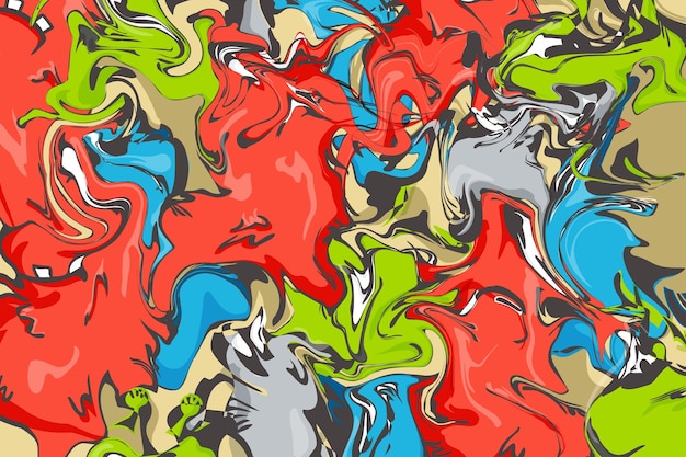 Vector fondo brillante abstracto con manchas y manchas