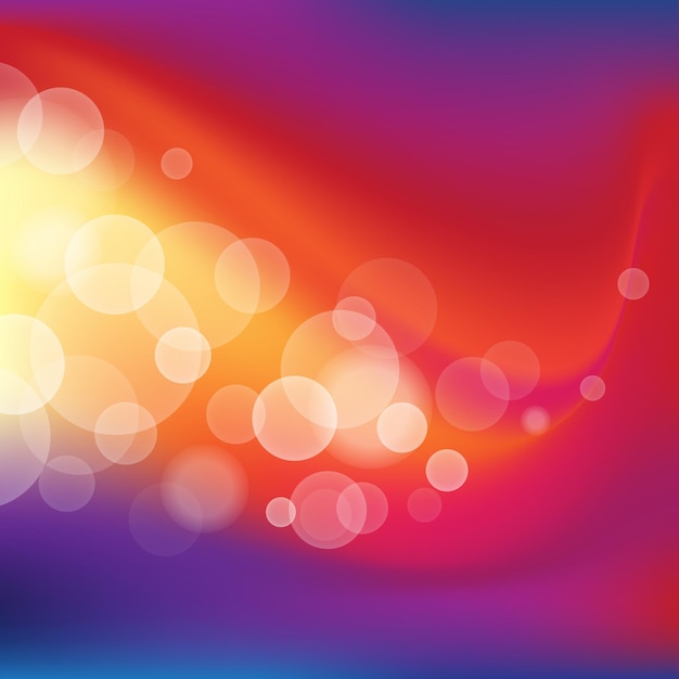 Vector fondo brillante moderno colorido abstracto con burbujas