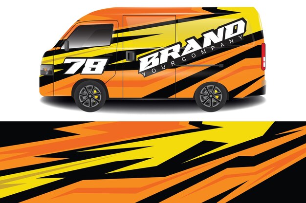 vector de fondo de carreras para envolturas de autocaravanas y más